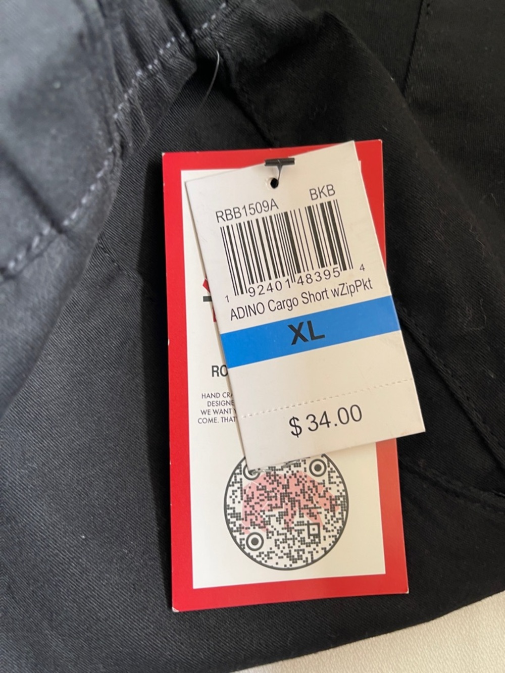 Ring of Fire Big Boys Black ADINO Cargo Shorts Brand New With Tags. - Picture 8 of 13